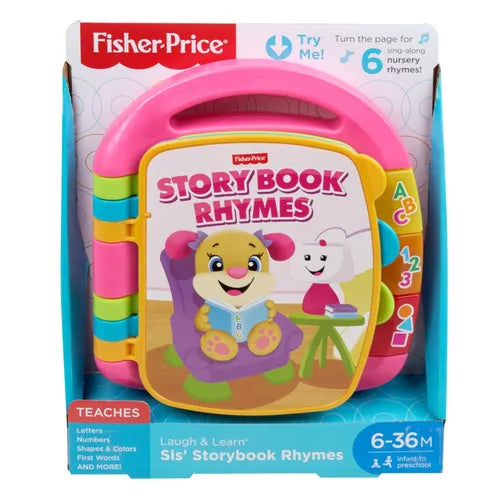 Fisher Price Laugh &amp; Learn Storybook Rhymes Pink