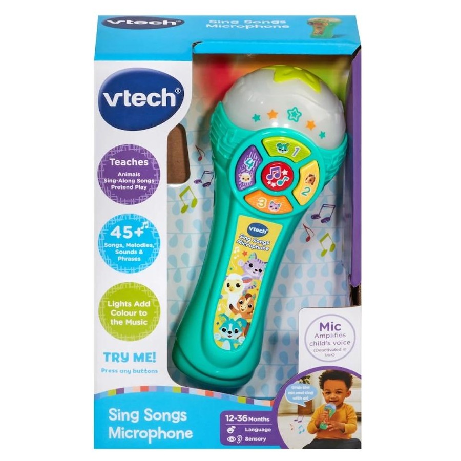 Vtech Sing Songs Microphone 2 x AAA demo batteries included