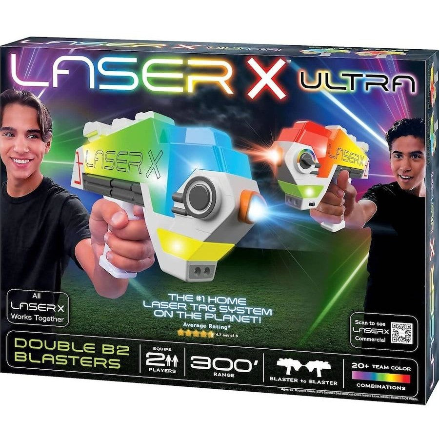 Laser X Ultra Double B2 Blaster req 6 x AAA batteries