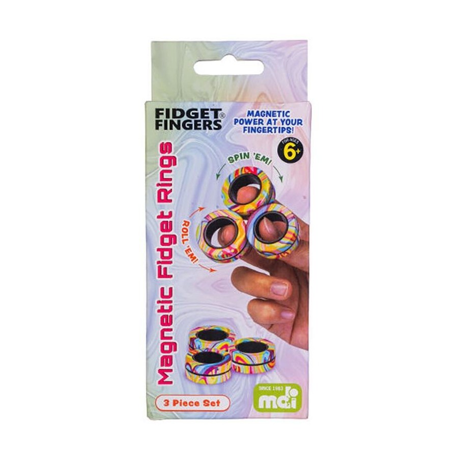 MDI Magnetic Fidget Finger Rings 3pc