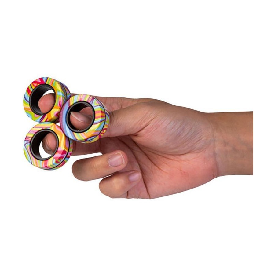 MDI Magnetic Fidget Finger Rings 3pc