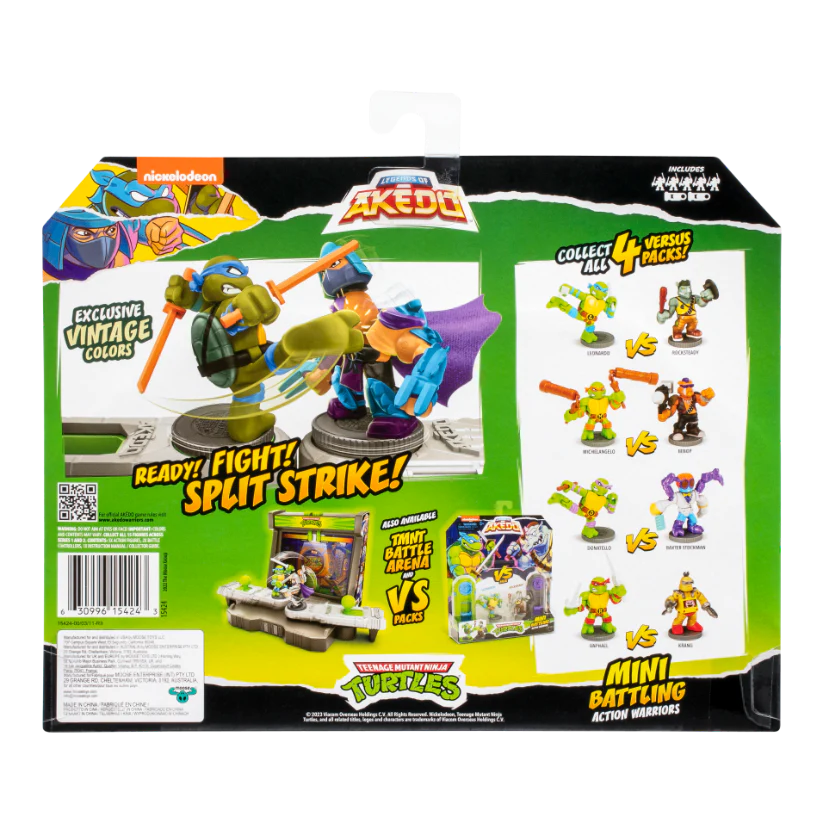 Akedo TMNT S2 Battle Pack