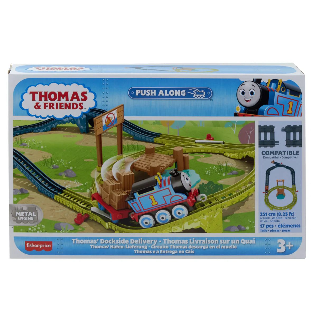 Thomas &amp; Friends Push Along Track Thomas' Dockside Delivery