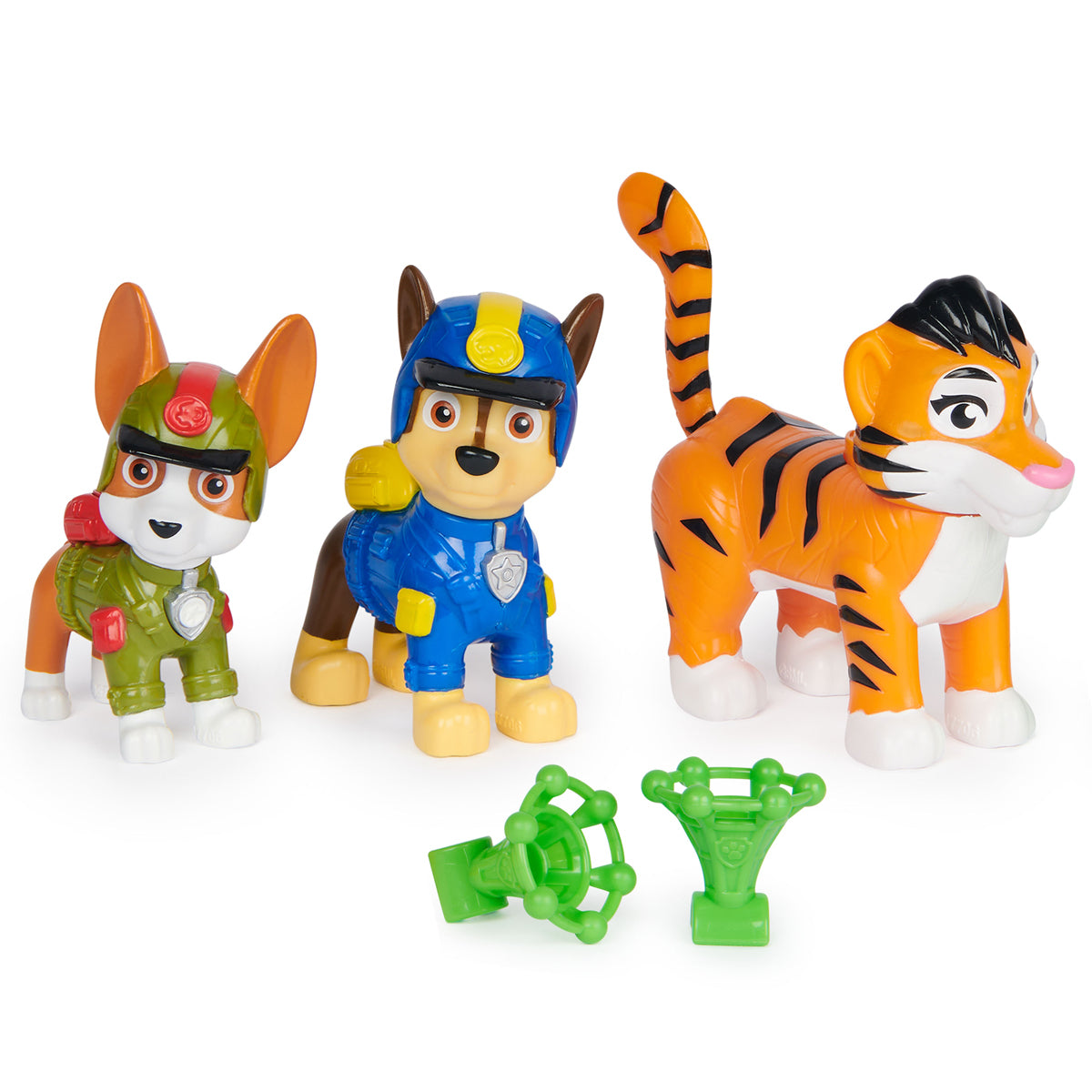 Paw Patrol Jungle Pups CHASE, TRACKER and TIGER Hero Pups