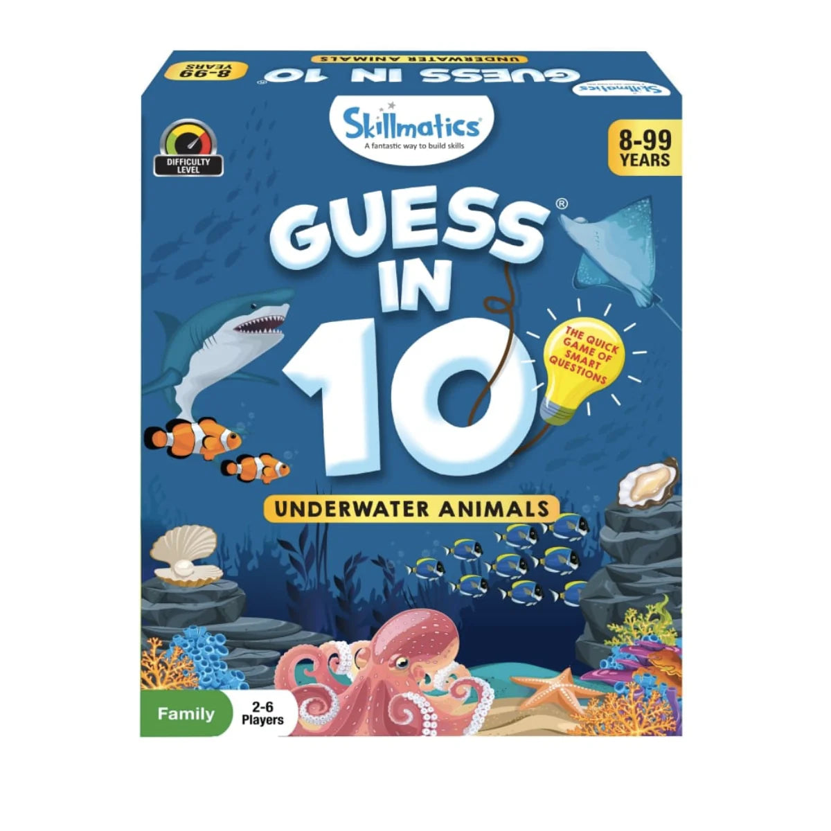 Skillmatics Guess In 10 Underwater Animals
