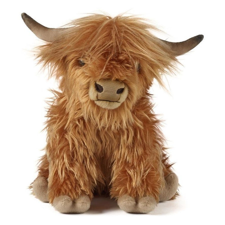 Living Nature Plush Highland Cow with Sound