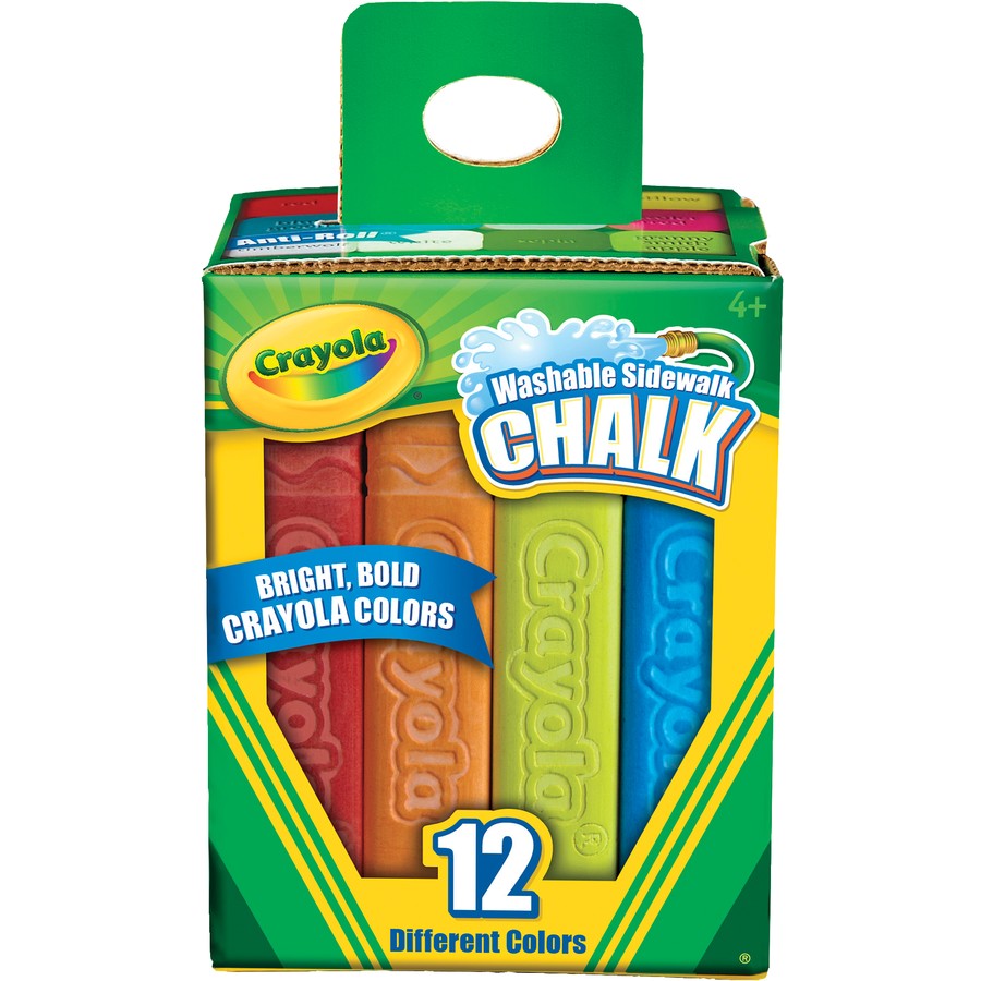 Crayola Washable Sidewalk Chalk 12Pk