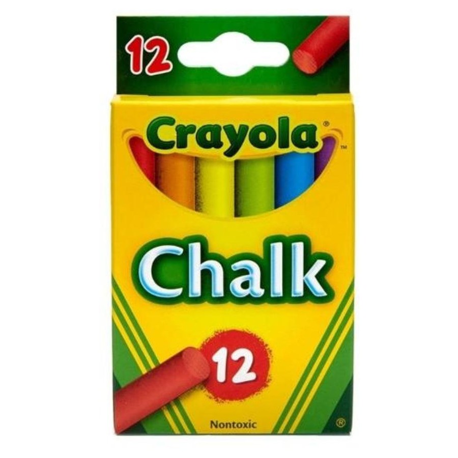 Crayola Coloured Chalk 12Pc