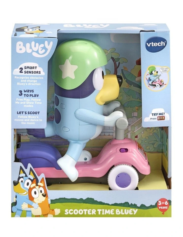 Vtech Chase Me Scooter Time Bluey