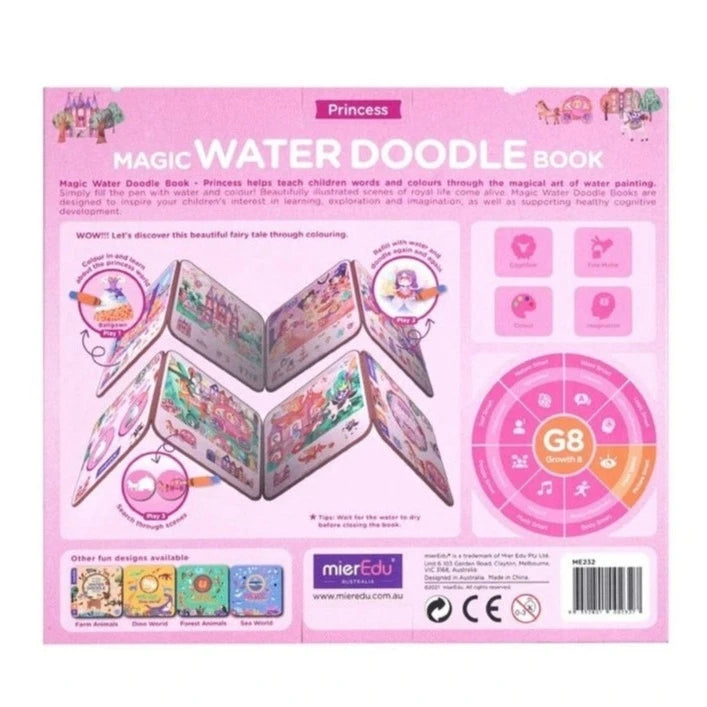Magic Water Doodle Book - Princess