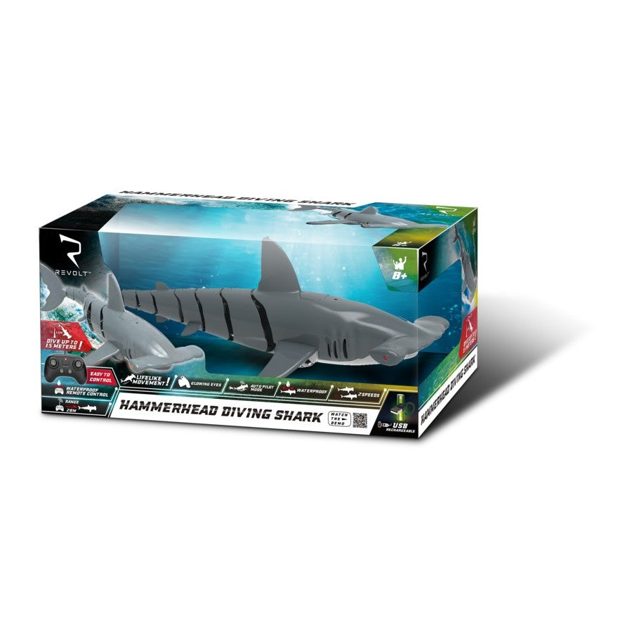 Revolt R/C Hammerhead Diving Shark req 2 x AA batteries