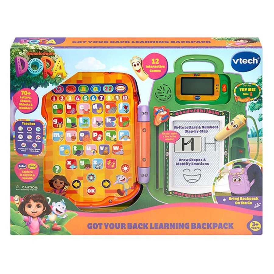 Vtech Dora's Explore and Go Got Your Back Learning Backpack