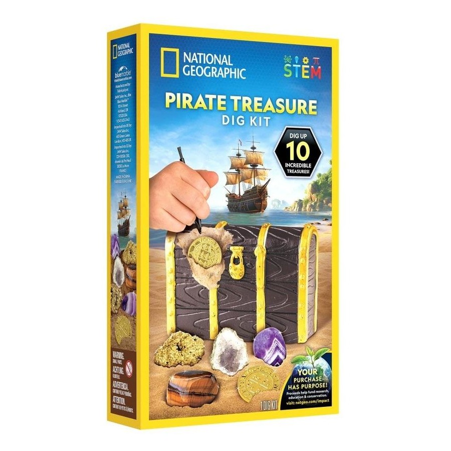 National Geographic Pirate Treasure Dig Kit