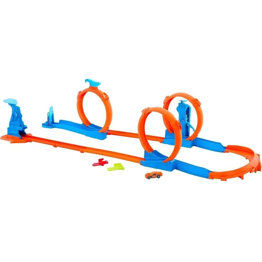 Hot Wheels Track Creator Triple Loop Speed Kit
