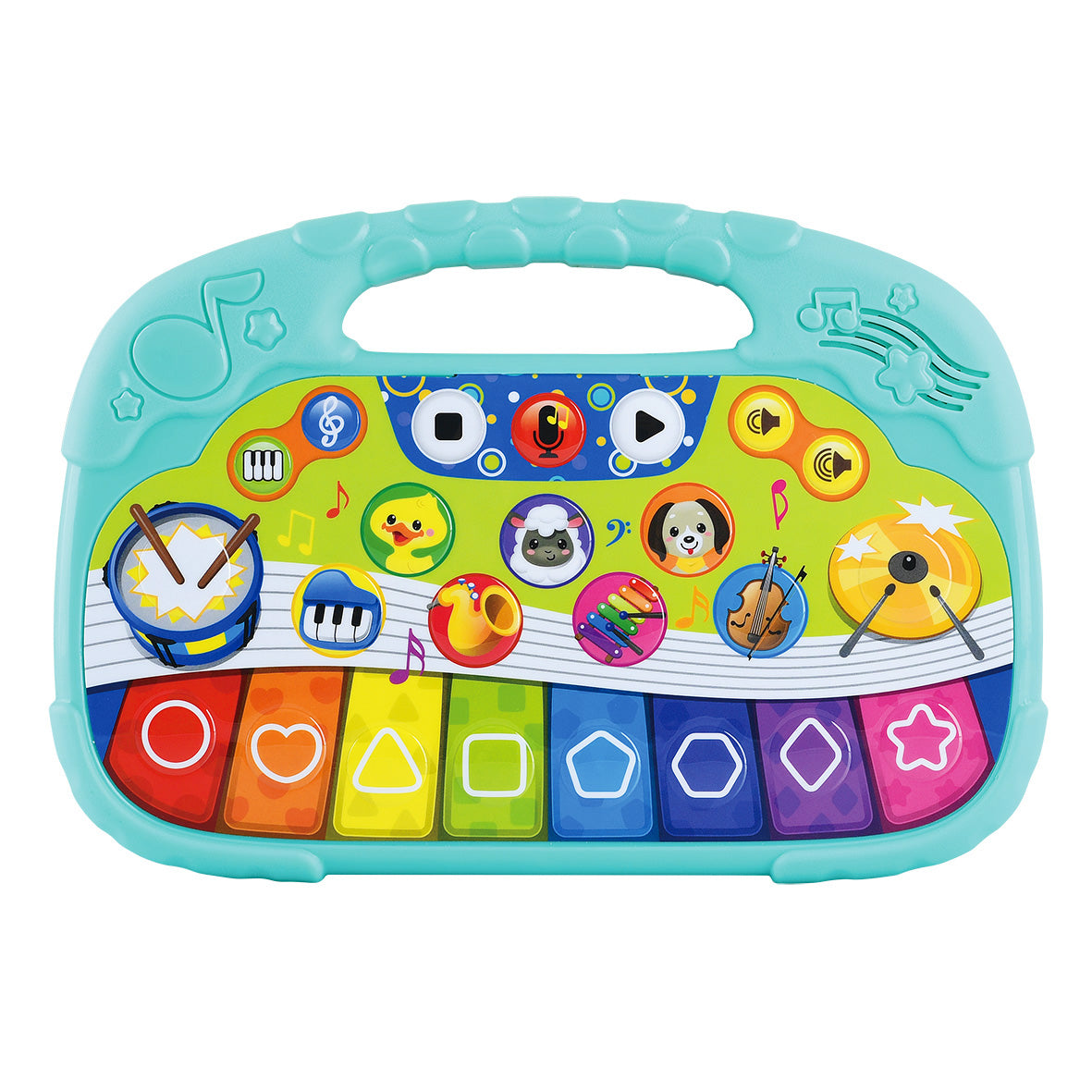 PLAYGO TOYS ENT. LTD. Animal Orchestra Keyboard B/O Included 2AAA