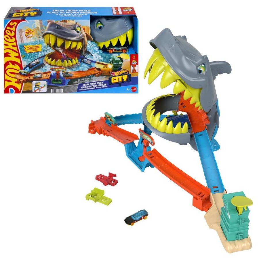 Hot Wheels City Shark Chomp Beach