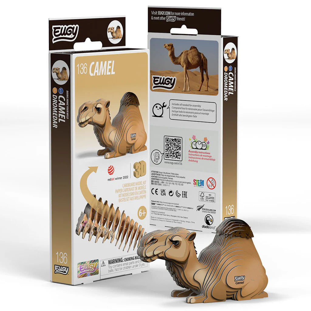 Eugy Cardboard Model Kit Camel