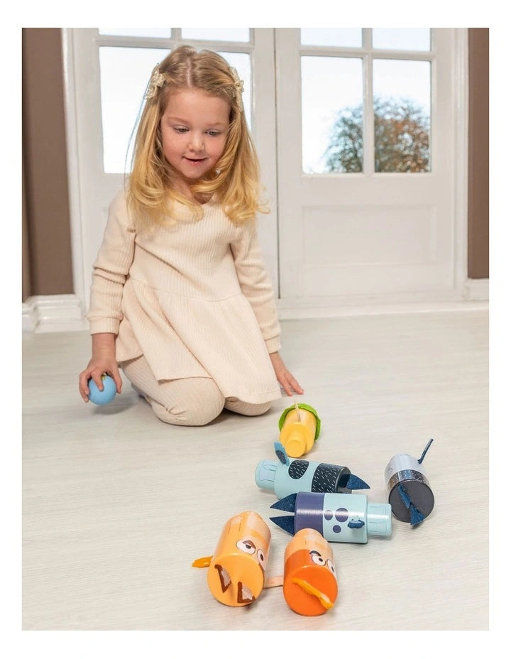 Bluey Wooden Character Skittles