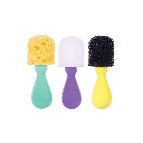 First Creations Easi-Grip Texture Brushes Set of 3