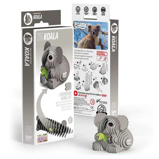 Eugy Cardboard Model Kit Koala
