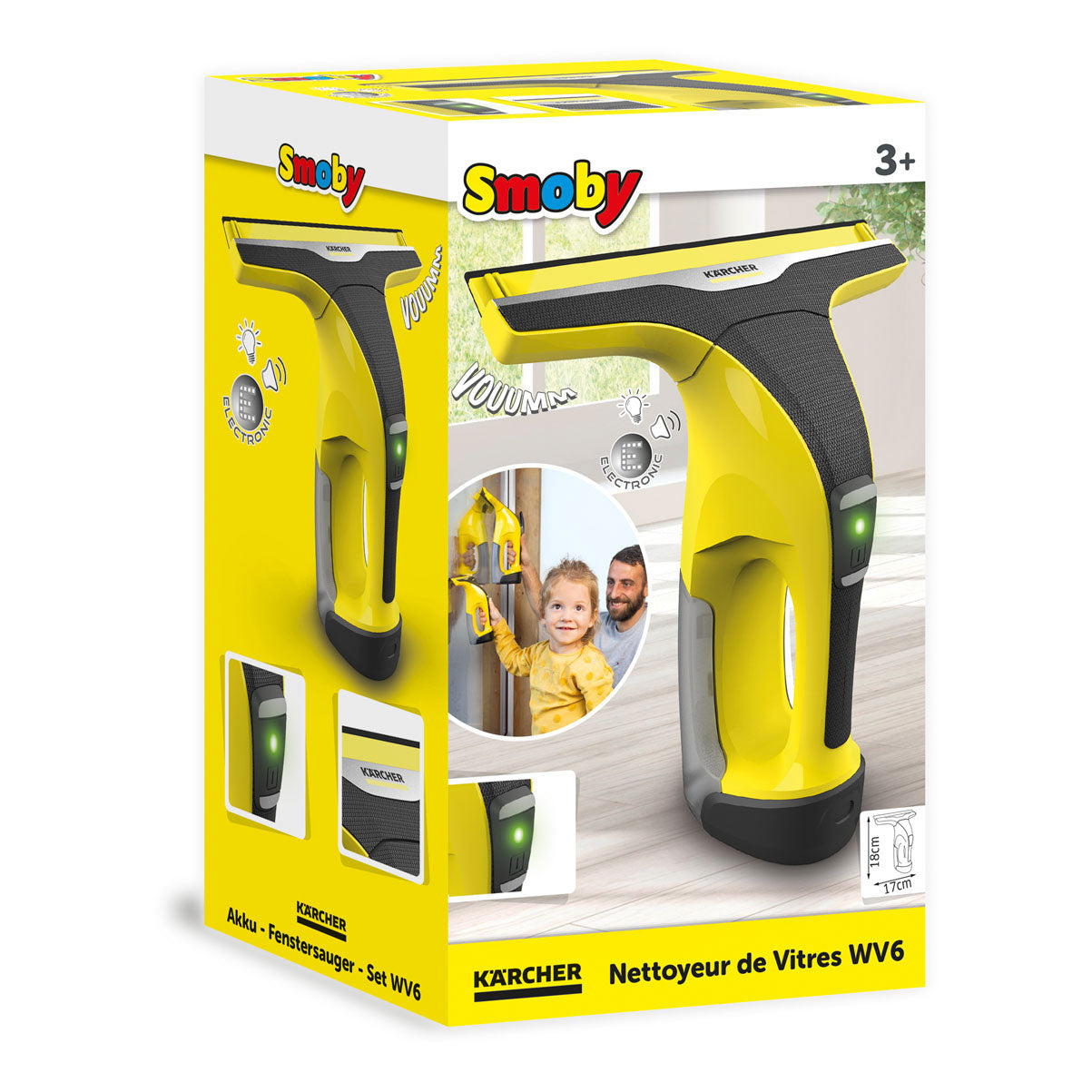 Karcher WV6 Window Cleaner req 2 x AAA batteries