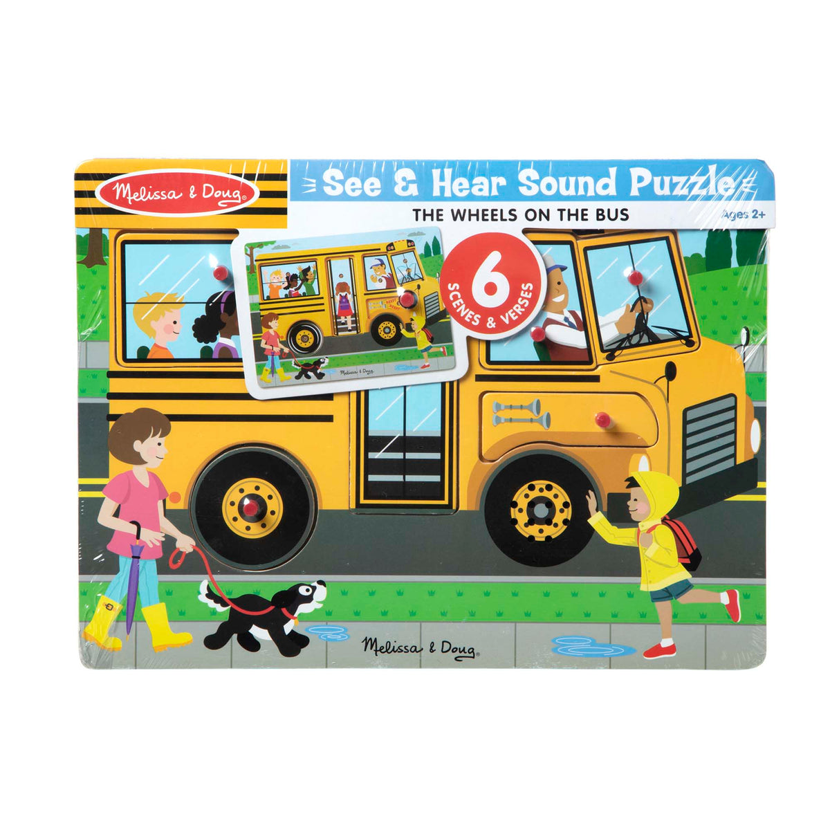 M&amp;D 739 The Wheels On The Bus Sound Puzzle