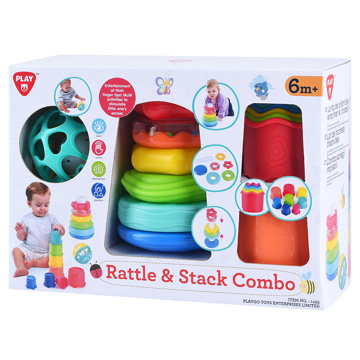 PLAYGO TOYS ENT. LTD Rattle &amp; Stack Combo