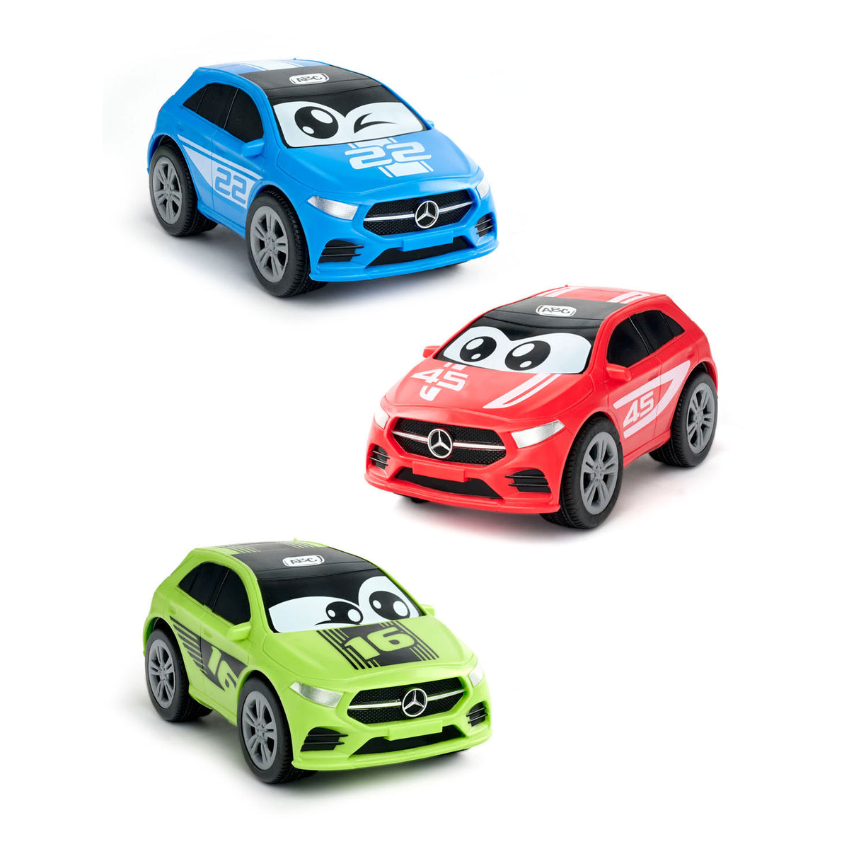 ABC Mercedes Squeezy Vehicles Assorted Styles