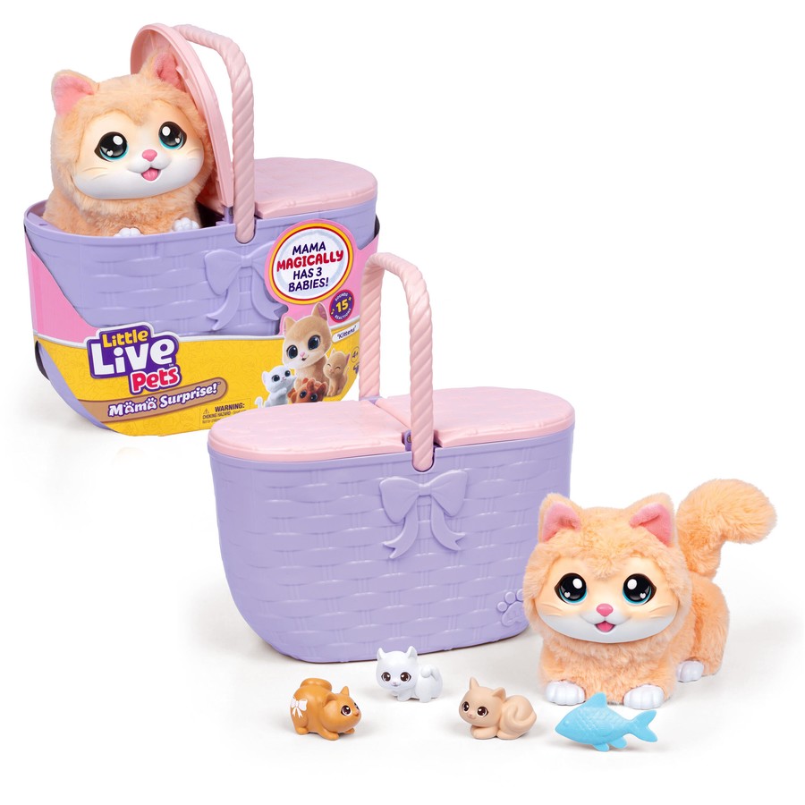 Little Live Pets Mama Surprise Kittens Playset