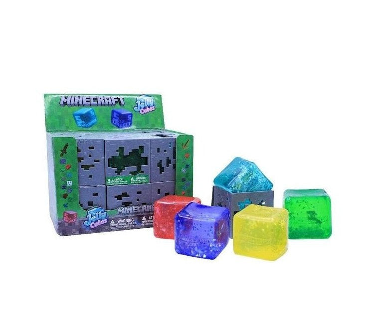 Minecraft Jelly Cubes Squishmes Asstd Colours