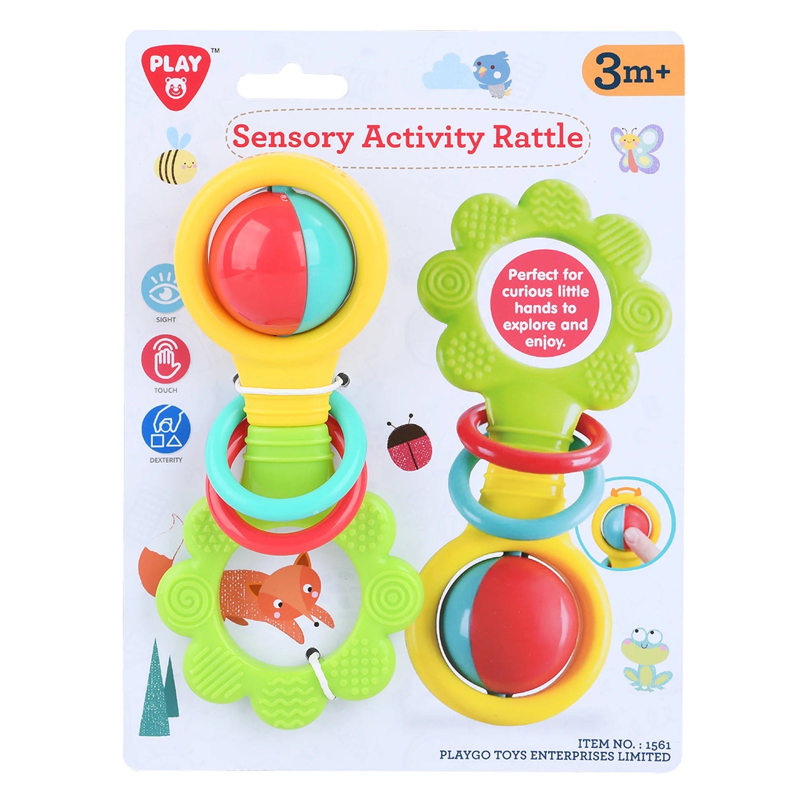 PLAYGO TOYS ENT. LTD. Sensory Activity Rattle