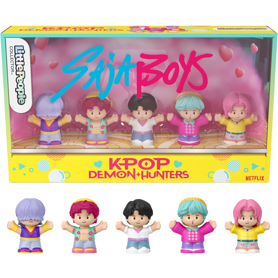 Fisher Price Little People Collector Kpop Demon Hunters Saja Boys