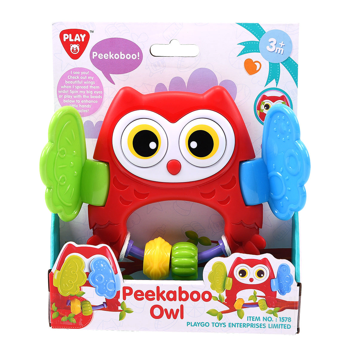 PLAYGO TOYS ENT. LTD.  Peekaboo Owl