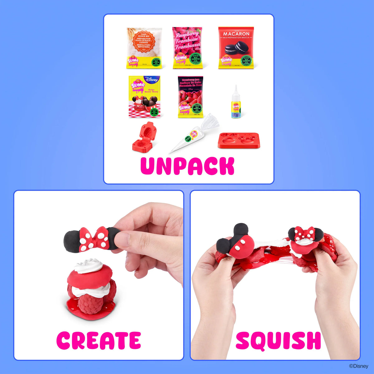 Zuru Slime Mart Shopping Bag Disney Series 1 - Mickey &amp; Minnie Macaroon