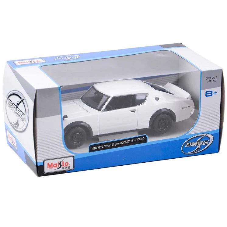 Maisto 1/24 Special Edition Design 1973 Nissan Skyline 2000 GT-R White