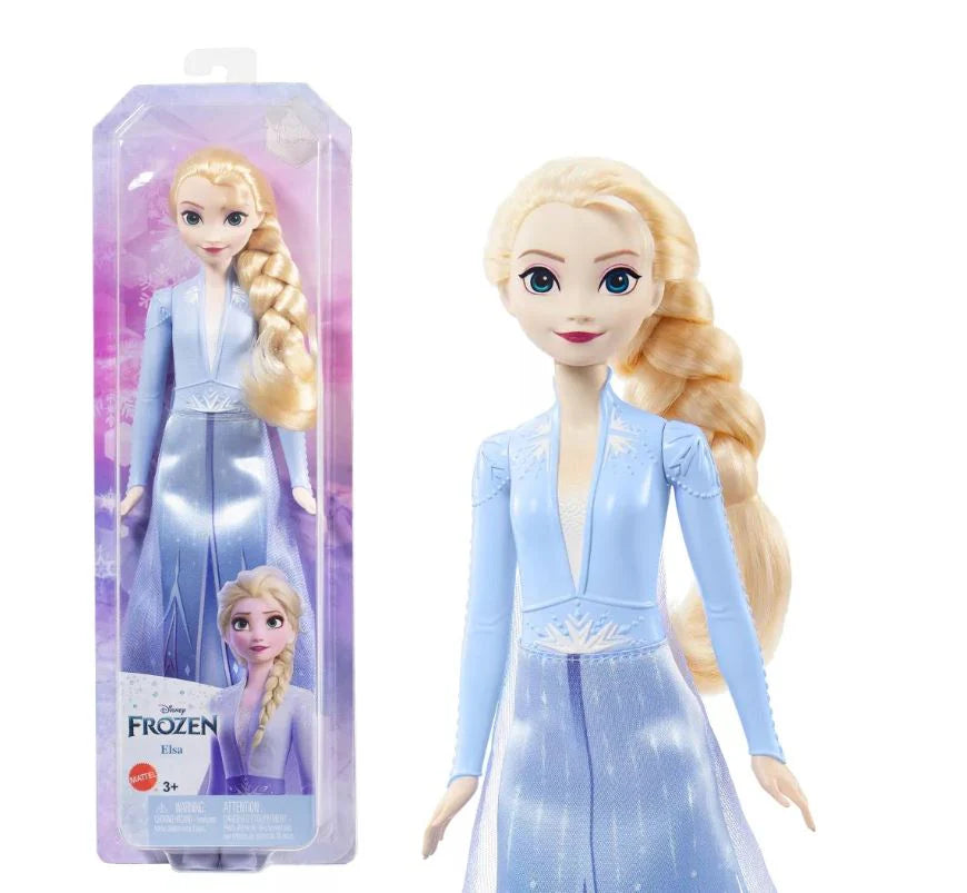 Disney Frozen Core Doll Elsa Blue Dress