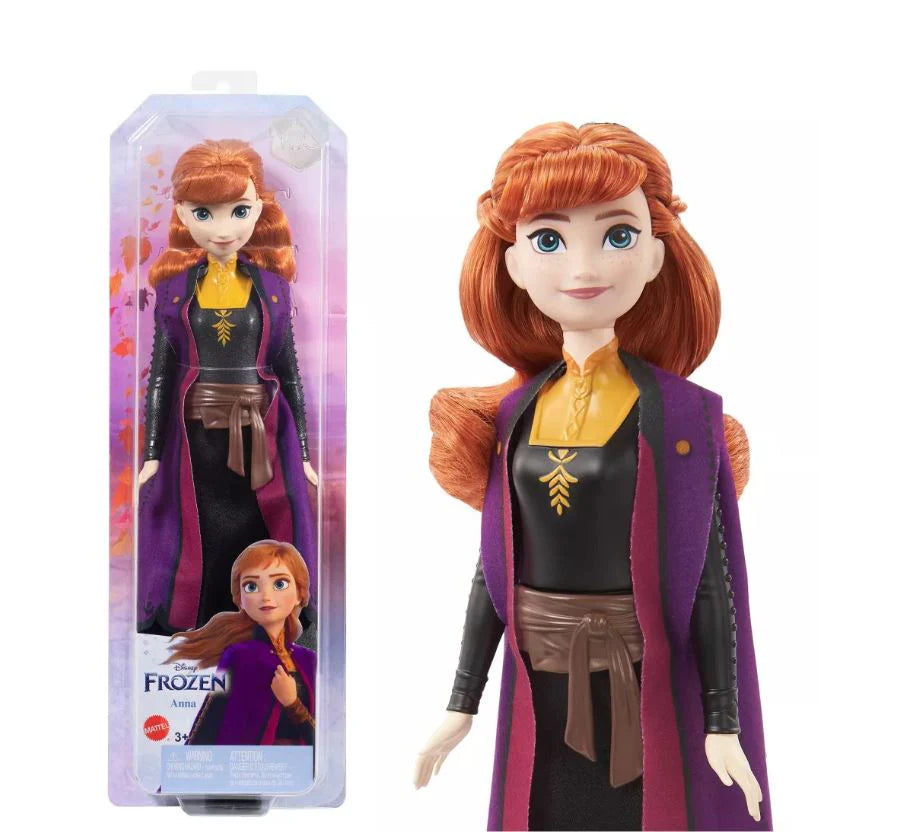 Disney Frozen Core Doll Anna Black Dress