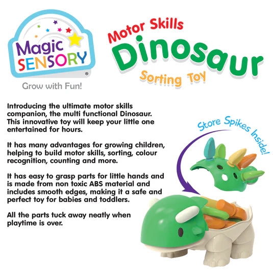Magic Sensory Motor Skills Dinosaur Sorting Toy