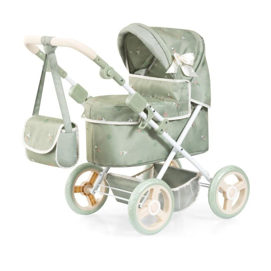 Bayer Trendy Doll Pram - Soft Sage Green