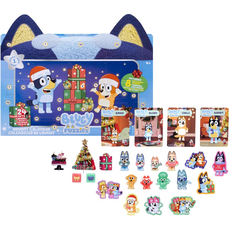 Bluey Fuzzies Advent Calendar