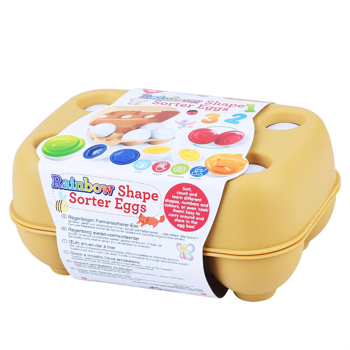 PLAYGO TOYS ENT. LTD. Rainbow Shape Sorter Eggs