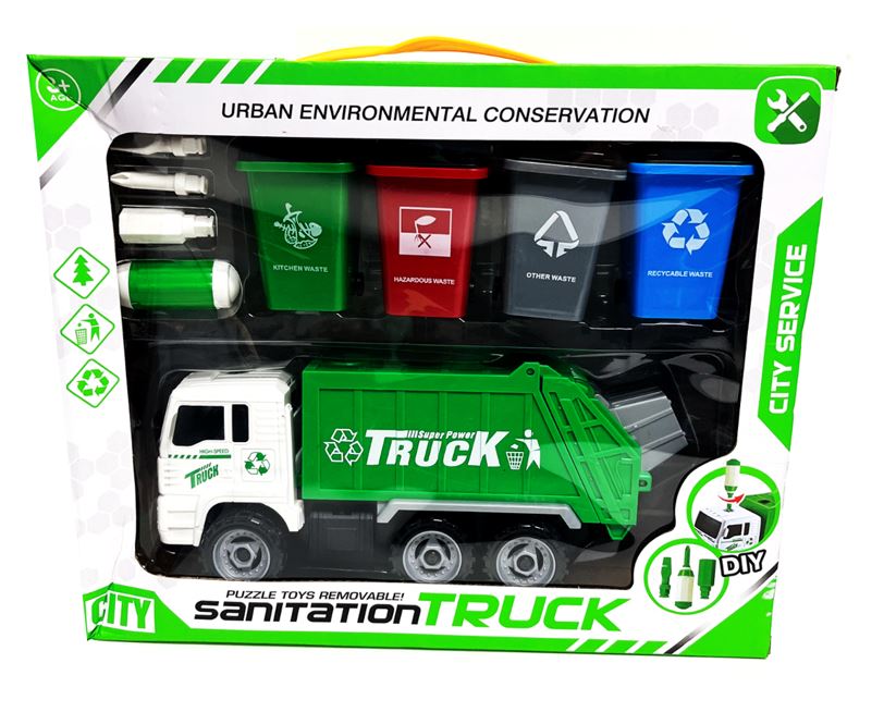 Urban Environmental Garbage Truck and Bins