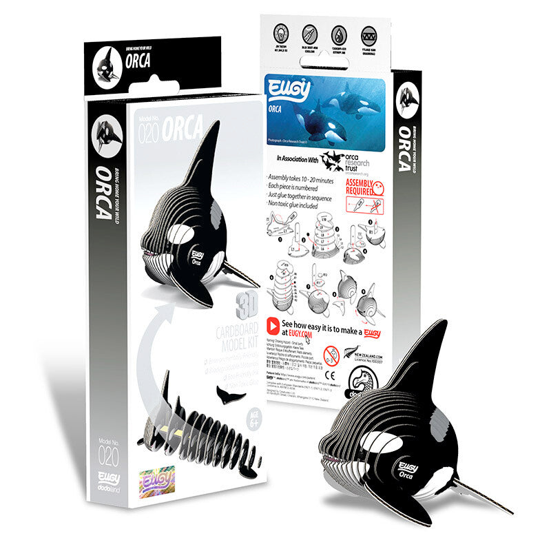 Eugy Cardboard Model Kit Orca