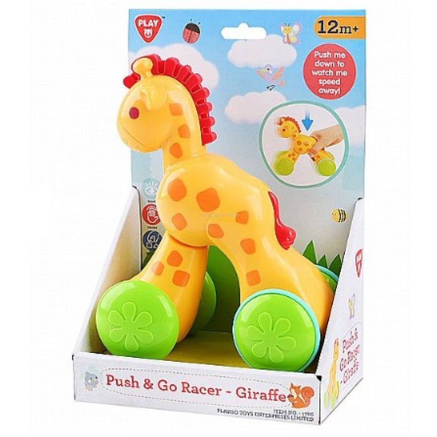 PLAYGO TOYS ENT. LTD. Push &amp; Go Racer - Giraffe