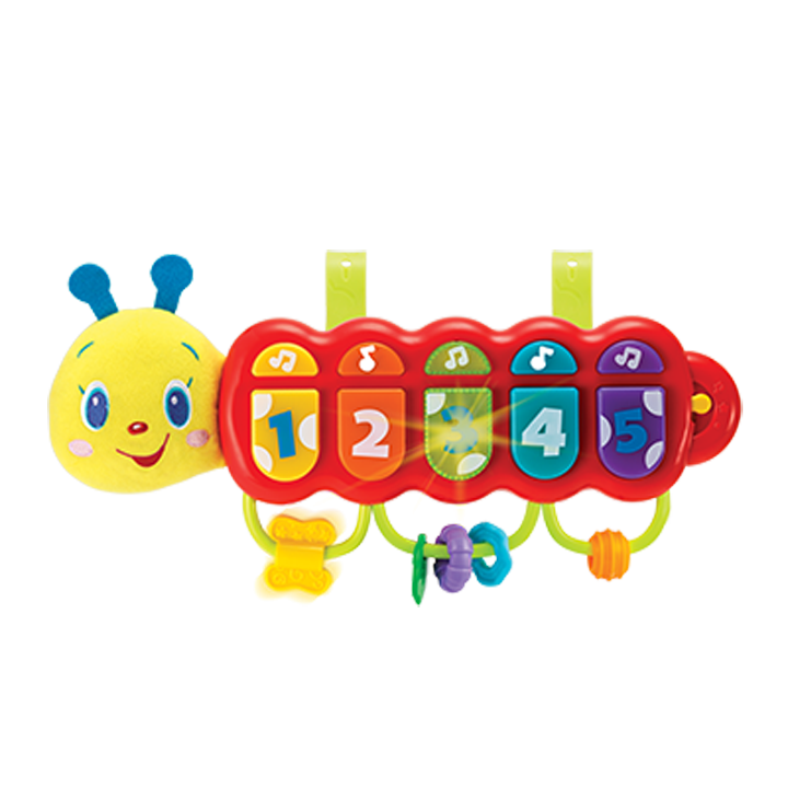Winfun Light Up Musical Caterpillar Demo Batteries Included