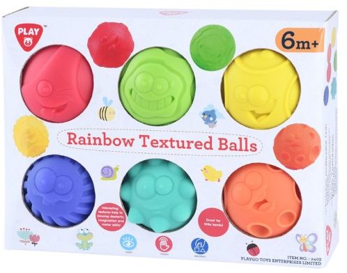PLAYGO TOYS ENT. LTD.  Rainbow Textured Balls