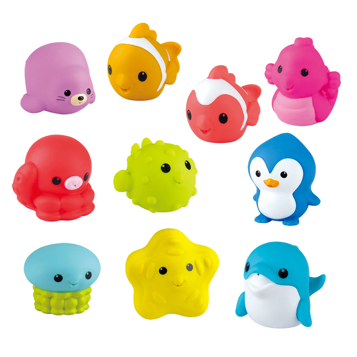 PLAYGO TOYS ENT. LTD. Marine Family Squirters 10pc
