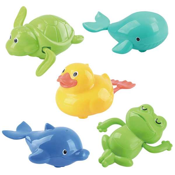PLAYGO TOYS ENT. LTD. Wind Up Splashy Water Animals Assorted