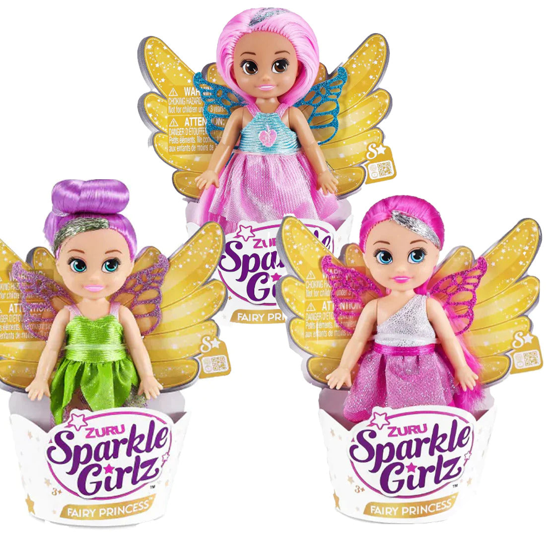 Zuru Sparkle Girlz 4.7" Fairy Cupcake Doll Asstd