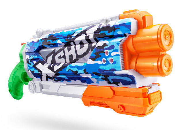 Zuru XSHOT Fast Fill Pump Action Water Gun Camo Blue
